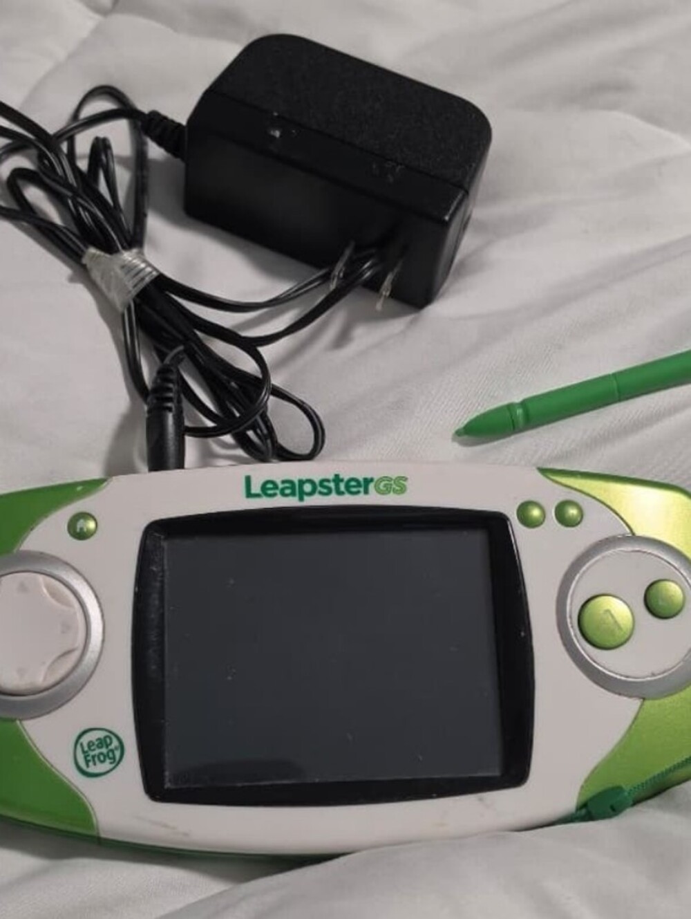 Rare LeapFrog Leapster GS Handheld Gaming Console, Green, Leap Frog